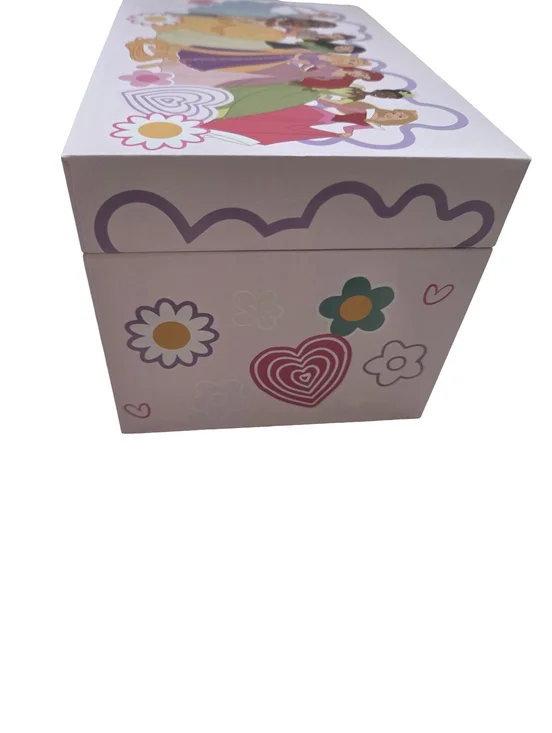 Disney Parks Princesses Cinderella Rapunzel Tiana Aurora Musical Jewelry Box NEW - Picture 4 of 7